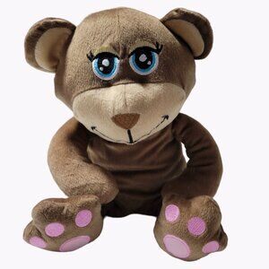 Teddy Bear 16 inch Plush Embroidered Eyes Baby Lovey Stuffed Animal Toy